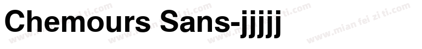 Chemours Sans字体转换